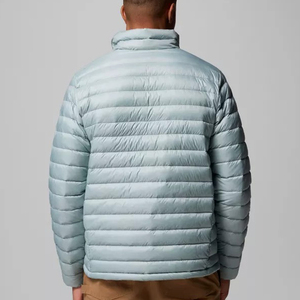 2025 Hot Sales <b>Winter</b> Warm Fashion Stand Hooded Patchwork Puffer Jackets Outdoor <b>Coat</b> Comfortable White Cotton Filled Unisex - Product Image 3