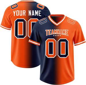 Camiseta de Fútbol Americano Sublimada con Diseño de Modelo Nuevo, Personalizada con Logotipo, Ropa Deportiva Profesional para Hombre - Product Image 4