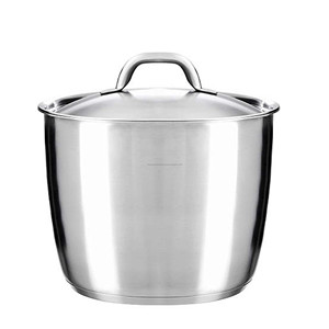 Bac à glace en acier inoxydable fait main en métal avec couvercle Matériau promotionnel direct d'usine - Product Image 1