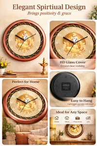 Reloj de Pared Promocional de Diseño Moderno Guru Nanak Dev Ji con Impresión para Decoración de Sala de Estar, Set de Regalo de Navidad - Product Image 4