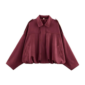 Chaqueta Bomber Unisex de Alta Calidad con Hombros Caídos y Epaulettes, Cortavientos para Hombre y Mujer, Estilo Urbano, Ajuste Holgado, Chaqueta de Forro Polar Técnico - Product Image 6