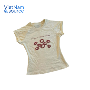 Camisetas estampadas de diseño minimalista para damas, colección de camisetas estampadas a la moda, prendas de alta calidad de Vietnam - Product Image 3