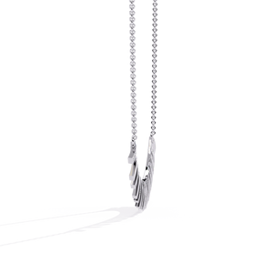 10K 14K 18K White Gold <b>Necklace</b> Featuring Brilliant Round Lab Grown Diamond Elegant Women <b>Statement</b> Diamond <b>Necklace</b> - Product Image 2
