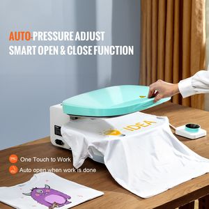 Pressa a Caldo Automatica Intelligente per T-shirt con Ampia Piastra in Mica, Design con Manopola Facile, Riscaldamento Veloce e Professionale - Product Image 2