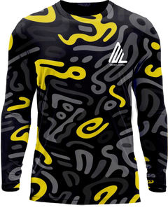 Chemise de performance à manches longues avec impression camouflage par sublimation intégrale pour les activités sportives, la chasse, la pêche, vêtements camouflage. - Product Image 5