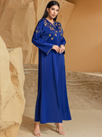 Abaya pour femmes, robe musulmane modeste, abaya brodée, robe abaya pour femmes, robe musulmane de luxe, vente en gros sur mesure