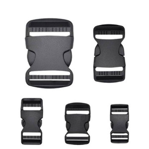 Hebillas de Plástico de Liberación Lateral Multitamaño Negras, Clips Desmontables para Correas de Mochilas, Equipaje y Bolsas de Aire Libre - Product Image 2