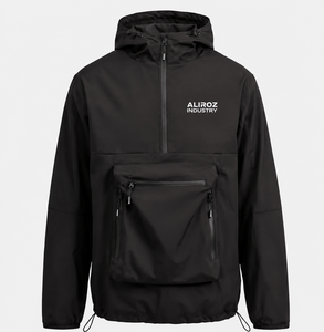 Customized logo printed windbreaker Solid color rain <b>jacket</b> <b>men</b> Latest style anorak <b>jacket</b> Plain design <b>men's</b> <b>jacket</b> - Product Image 1