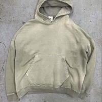 Oye Hoye International Setelan Hoodie dan Celana Panjang Unisex Warna Hijau Zaitun 100% Poliester Warna Solid Kasual Longgar