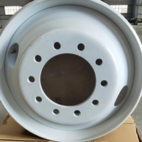 Jante en acier légère sans chambre à air de norme américaine pour camion Kenworth et semi-remorque, compatible avec 11R22.5 295/75R22.5