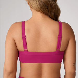 Sujetador deportivo de diseño personalizado de última moda para venta en línea, fabricación profesional, diseño con logotipo personalizado, sujetador deportivo para mujer. - Product Image 2