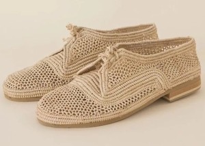 Sandales marocaines en raphia faites à la main : Chaussures d'été bohèmes à lacets, chaussures de plage artisanales d'Essaouira - Product Image 2
