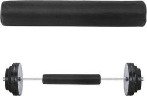 Almohadilla de goma para barra de pesas para sentadillas, 3 pulgadas de ancho, 16 pulgadas ajustables, 10 kg 20 kg, ecológica, transpirable, antideslizante, collarín de gimnasio - Product Image 6