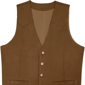Chaleco de Cuero de Alta Calidad con Diseño Personalizado, Transpirable, Cómodo, de Secado Rápido, para Hombre, Servicio OEM - Product Image 1