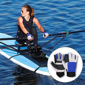 Yacht Gloves Professional Grade Anti <b>Slip</b> Palm Protection Gloves for Sailing Racing Boating and Marine Deck Work in All Weather - Product Image 3
