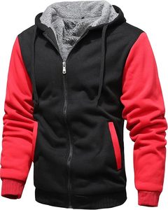 Pull à capuche unisexe en polaire élégant pour homme, respirant, coupe-vent, 100 % coton, uni, teint numérique, écologique - Product Image 2