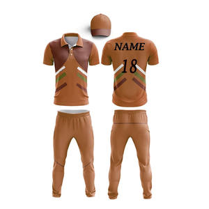 Uniforme de Cricket Personalizado con Impresión por Transferencia de Calor, Opción de Talla Grande, Transpirable, de Secado Rápido, 100% Poliéster, Elástico en Cuatro Direcciones - Product Image 4
