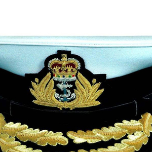 หมวกแก๊ปทรงแหลมสำหรับวงโยธวาทิต  ตกแต่งด้วยขนนกและปักลายด้วยลวด  คุณภาพเยี่ยมสำหรับวงโยธวาทิต - Product Image 2