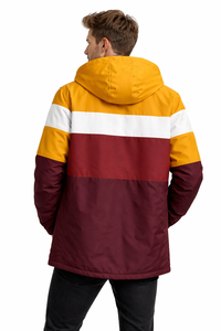 Custom Logo Swim <b>Parka</b> Coat for Adults, Insulated <b>Waterproof</b> Hooded <b>Jacket</b> with Soft Inner Fleece for Swimmers and Athletes - Product Image 5