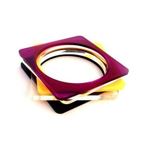 Brazaletes de Resina Hechos a Mano para Mujer, Suministros de Abalorios para Amantes de la Joyería de Moda - Product Image 1