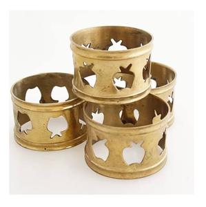 Porte-serviettes de table de luxe pour hôtel, anneau à serviettes en métal plaqué or, vente chaude, décoration de table pour accessoires de restaurant - Product Image 2