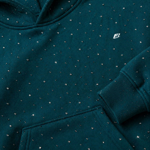 Ensembles de survêtements pour hommes avec strass, sweats à capuche oversize, streetwear d'hiver, polaire chaude, fournisseur OEM ODM avec logo personnalisé - Product Image 4