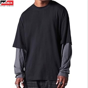 เสื้อยืดออกกำลังกายสองชั้น เนื้อผ้านุ่มสบาย ทันสมัย สำหรับผู้ชายและผู้หญิง ใส่ลำลอง ใส่เล่นกีฬา ใส่เที่ยวกลางแจ้ง ใส่ได้ทุกวัน - Product Image 1