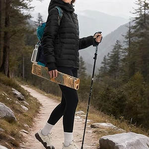 Chaqueta Acolchada Plegable para Mujer, Ligera, Impermeable, Cálida, con Cierre Completo, con Capucha, para Invierno, Casual, para Exteriores, para Clima Frío - Product Image 2