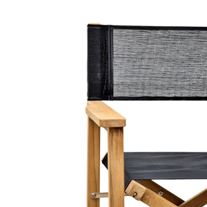Luxury Folding <b>Teak</b> Wood Director <b>Chair</b> with Weatherproof Fabric Eco-Friendly Dining <b>Chair</b> for Outdoor Garden & Balcony Use - Product Image 4