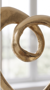 High Quality Eco-Friendly Handmade Decorative Sculptures Irregular Shape Aluminum Casted Attractive <b>Table</b> Objects for Modern - Product Image 6