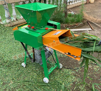 Hacheuse de paille haute performance, broyeur de maïs et de grains, ensileuse, coupe-herbe pour aliments du bétail, composants en fer, capacité 75 kg, marque XH