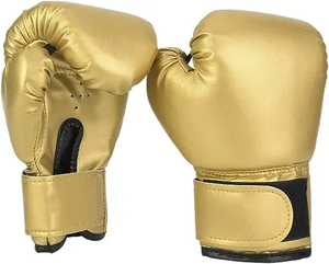 Gants de boxe, gants de boxe en mousse pour l'entraînement au thaïlandais, en cuir de vachette, adaptés aux garçons, cuir de haute qualité - Product Image 3