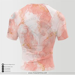 Rashguard Mawra Premium personnalisé par sublimation, t-shirt de compression pour entraînement en salle de sport, MMA, unisexe. - Product Image 6
