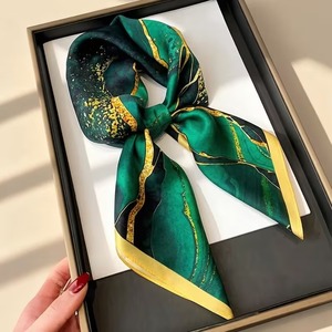 Custom Wholesale High Quality Fashion Women <b>Scarves</b> Plain Solid Color <b>Chiffon</b> <b>Scarf</b> - Product Image 2