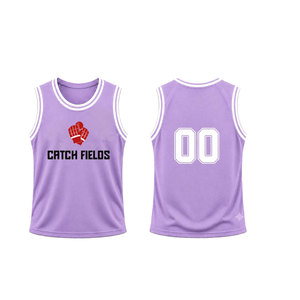 Maillots d'entraînement de basketball personnalisés par sublimation – Débardeurs sportifs décontractés respirants pour équipes – Uniformes athlétiques personnalisables avec nom et numéro - Product Image 1