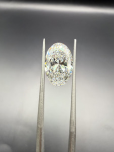 Diamant ovale cultivé en laboratoire, couleur E, pureté VVS2, certifié IGI, diamant non monté pour la fabrication de bijoux, vente en gros, bague de fiançailles - Product Image 4
