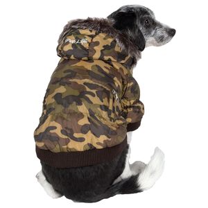Cappotto Parka Metallico alla Moda per Animali Domestici, Abbigliamento Elegante per Animali - Product Image 2