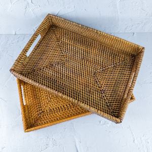 Cestas de Almacenamiento Rectangulares de Mimbre, Resistentes y de Gran Venta en UO, Tejidas a Mano con Precisión para Uso Versátil, Decoración del Hogar - Product Image 1