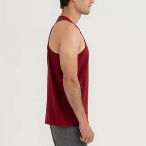 Soft Breathable Quick Dry Fabric Comfortable Slim Lightweight Best Supplier High Quality Sleeveless Fitness Wear Men <b>Tank</b> <b>Top</b> - Product Image 4