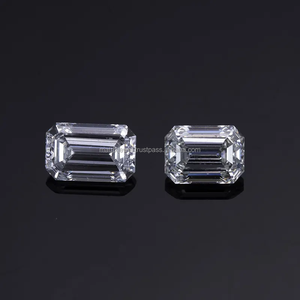 Diamante de corte esmeralda Cvd certificado Igi, Diamante cultivado en laboratorio de 1,22 quilates, Color blanco, 7x4mm, Diamante Suelto certificado IGI - Product Image 1