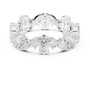 Oro Vibe jewels 14K Solitario Moissanite Anillo Diseño Elegante - Product Image 3