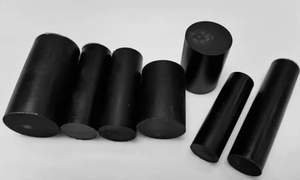 Natural Buffalo Horn Rod Round <b>Black</b> <b>Polished</b> Durable Craft Material for Knife Handle Pen Turning Cane Making - Product Image 2