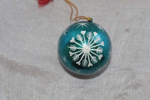 JBM Handmade Plastic Green Lemon <b>Christmas</b> Ball 6cm Painted Environment-Friendly Hanging Decoration <b>Boxed</b> Mall Decorations - Product Image 3