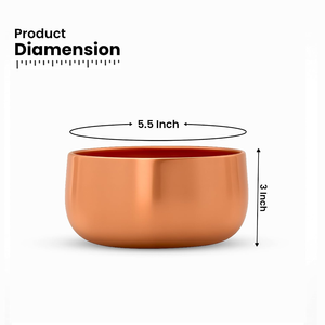 Maceta Moderna de Metal Brillante para Suculentas, Redonda de 5.5 Pulgadas, Contenedor Decorativo para Flores con Orificio de Drenaje y Base de Goma - Product Image 2