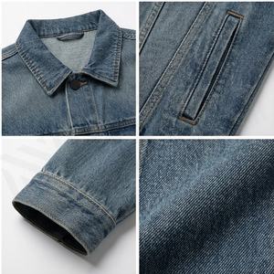 แจ็กเก็ตยีนส์แขนยาวระบายอากาศได้ดีแขนยาวสไตล์ที่เป็นเอกลักษณ์ของผู้ชายสินค้ายอดนิยมสำหรับฤดูหนาว - Product Image 4