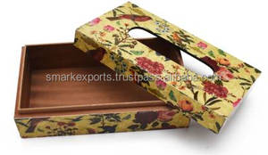 กล่องกระดาษทิชชูทำด้วยมือพร้อมฝาปิดด้านบนสุดหรูและการตกแต่งที่ละเอียดเหมาะสำหรับทั้งบ้านและเชิงพาณิชย์ - Product Image 3