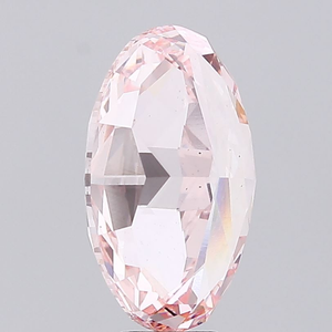 Diamant ovale de laboratoire 1 carat, rose vif fantaisie, VS1, polissage excellent, certifié IGI, diamant CVD en vrac pour bijoux sur mesure - Product Image 6