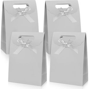 Set di 4 Sacchetti Regalo di Media Dimensione 7 X 4 X 10 Pollici con Manici per Feste, Compleanni, Matrimoni e Altre Occasioni - Product Image 1