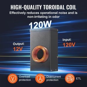 120W Landscape <b>Lighting</b> Transformer Low Voltage <b>Timer</b> Photocell Sensor Waterproof 120V AC 1 - Product Image 4