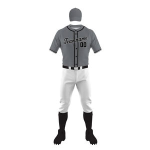 Uniforme de Béisbol Personalizado OEM de Talla Grande, Transpirable, con Diseño de Impresión Digital y Costuras, de Alta Calidad, Unisex - Product Image 2